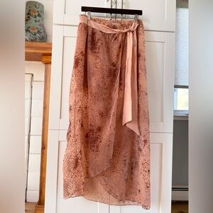 Wanderlux Skirt With Tie Waist Sash